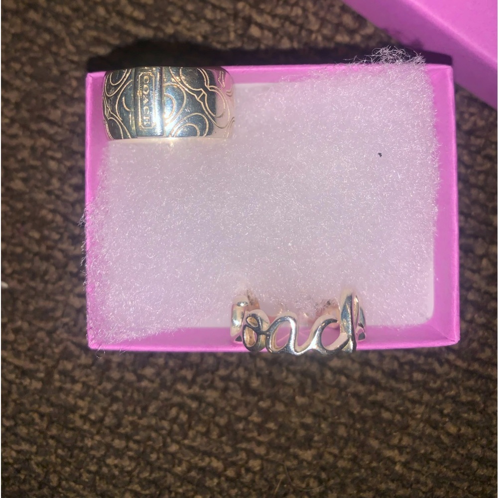 Sterling silver size 6 coach